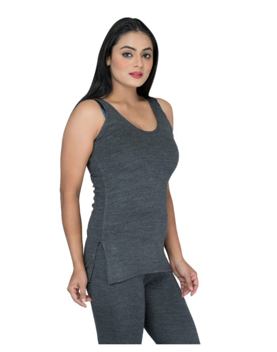 Women Inner Slip Woolblend SL Thermal dark grey